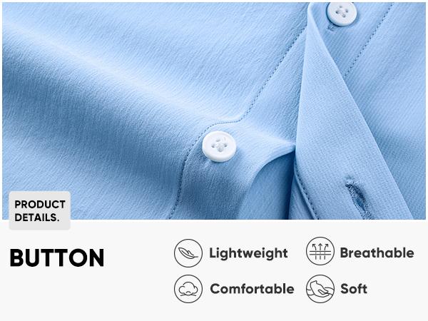 JMIERR Mens Muscle Fit Dress Shirts Casual Button Down Shirt Short Sleeve Wrinkle-Free Shirts
