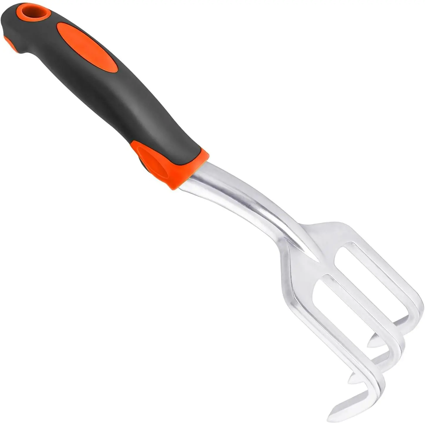 Hand Rake Garden Tool, Heavy Duty Hand Cultivators for Gardening, Small Garden Claw Tool Garden Handrake with  Handle, Weed Rake Cultivator Tool for Cultivating, Loosening, Weeding