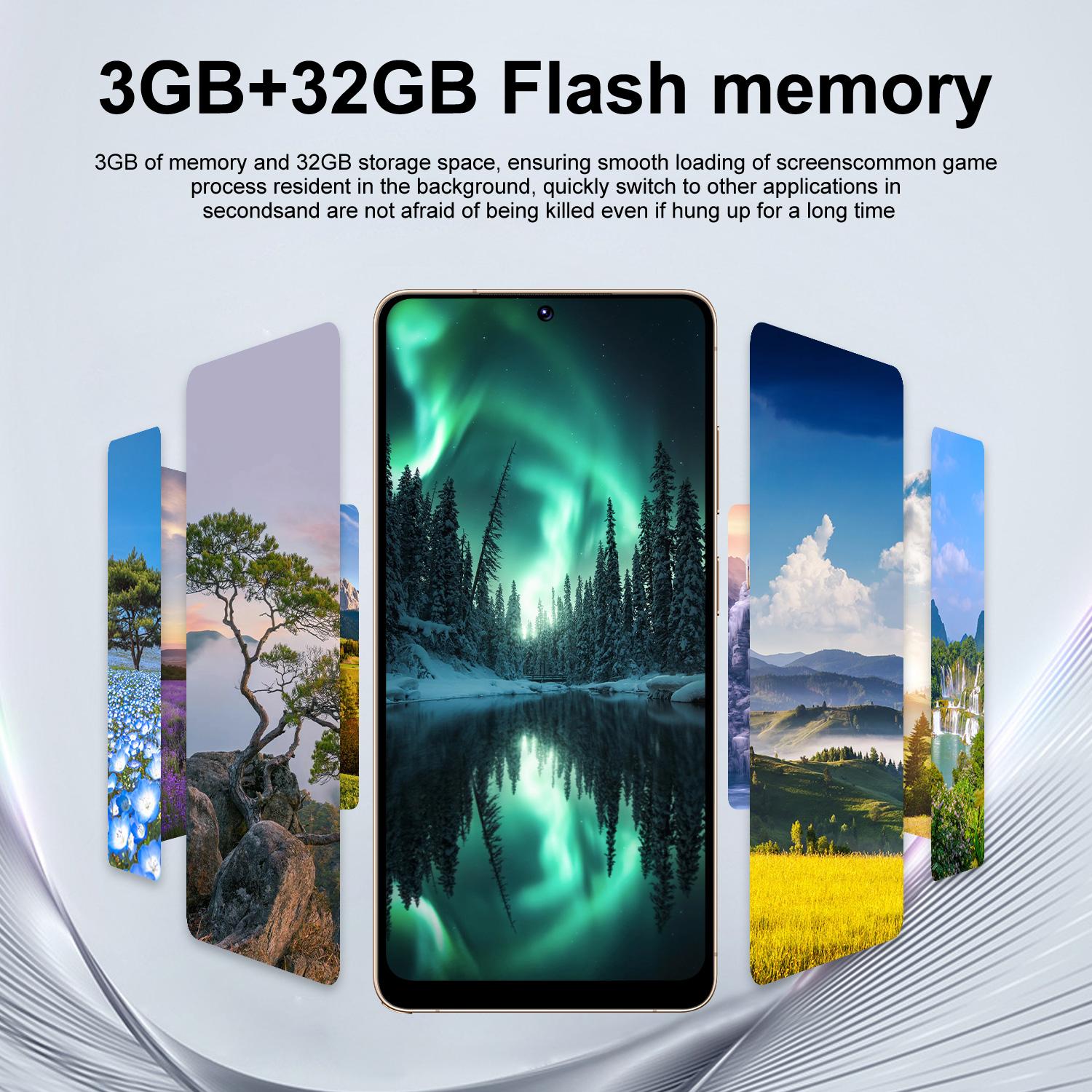 Astarry-S26 Ultra smart phone, 6.75-inch touch screen, dual-card dual standby 4-core model, 3GB RAM 32GB storage, Android 12 4G network touch screen phone Touchscreen Phone Smartphone