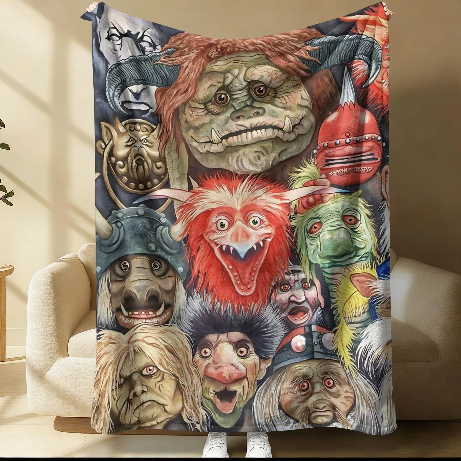 Labyrinth Pattern Blanket, Suitable For Children And Adults As Daily Holiday Birthday Gifts, Soft, Warm, And Lightweight Plush Blanket, Suitable For Bed, Sofa, Car, And Room Decoration