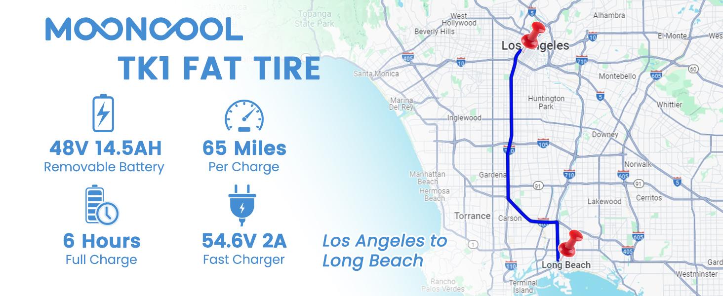 MOONCOOL Electric Tricycle for Adults, 20" x 4" Fat Tire Electric Trike, 48V 500W Motorized Electric Bicycle Bikes, 3 Wheels 7 Speed Ebike with Removable Battery, Aluminum Frame & Large Basket