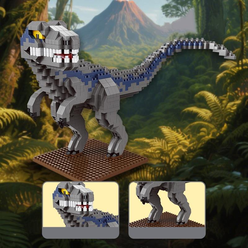 Dominant Dinosaur Building Blocks Small Part DIY Toy, Parent-Child Interaction Gift, Holiday Present, Model_xinghao