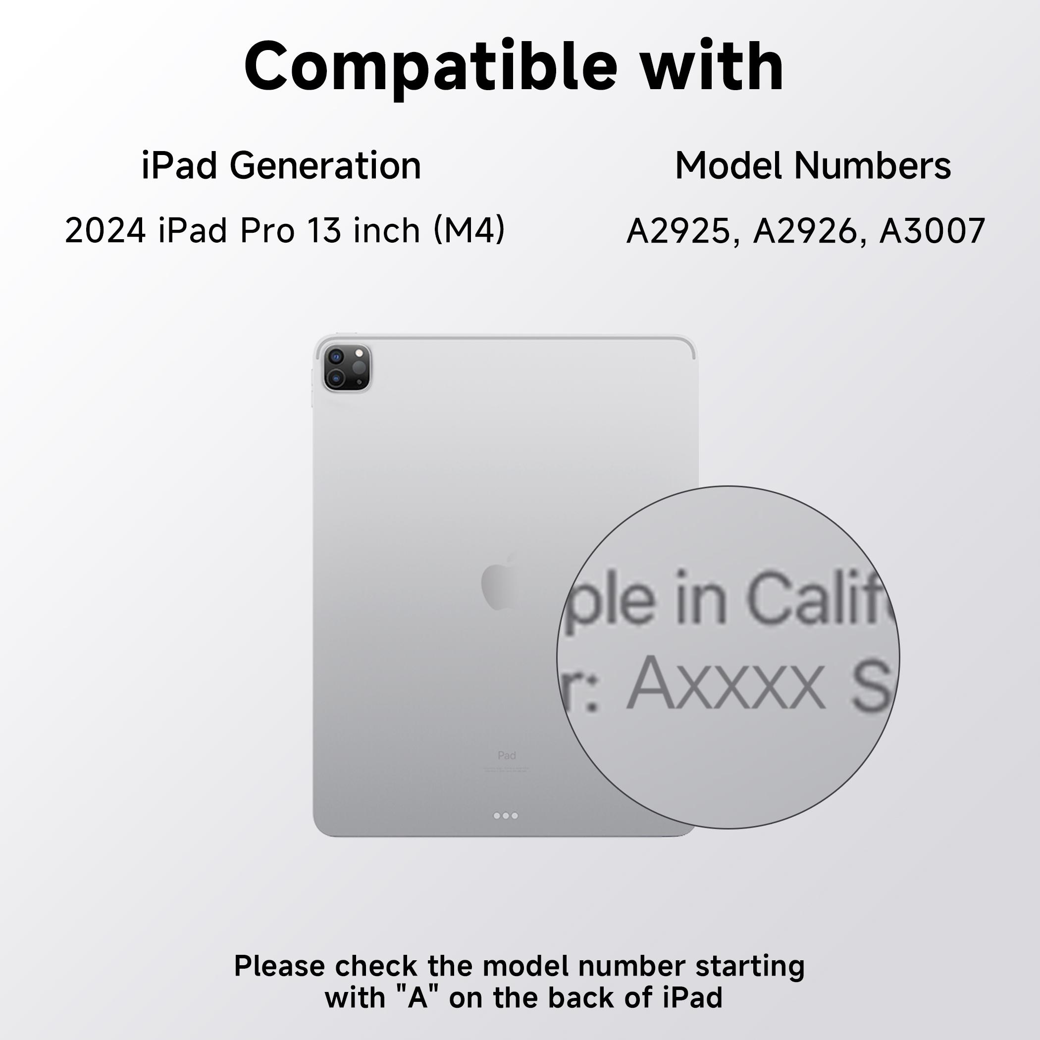 Transparent Design 360° Swivel Keyboard Case Compatible with Apple iPad (8.3'/10.2'/10.9'/11'/12.9'/13 inch )ipad 7-11th(A16)/ipad air(2022-2026) / ipad pro (2018-2025) and ipad mini , Magnetic Pencil Holder, Bluetooth Wireless& Lightweight Build