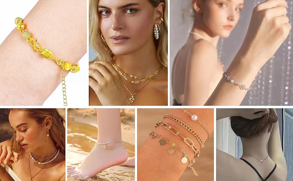 925 Sterling Silver Magnetic Necklace Clasps ,Magnetic Clasp Converter for Jewelry Making Supplies,Chain Connector for Small Necklace Bracelet