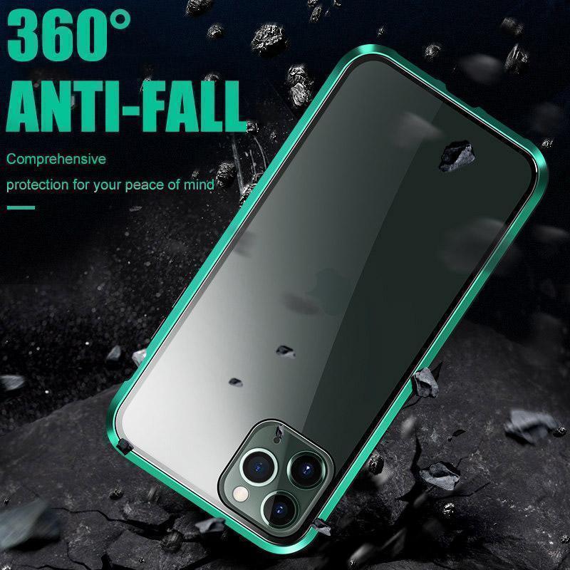 Anti Spy peeping Privacy Glass + Metal Magnetic Adsorption Case For iPhone 16 15 14 Plus 13 12 Mini 11 Pro X XS Max XR Cover Anti Spy peeping Privacy Glass + Metal Magnetic Adsorption Case For iPhone 16 15 14 Plus 13 12 Mini 11 Pro X XS Max XR Cover