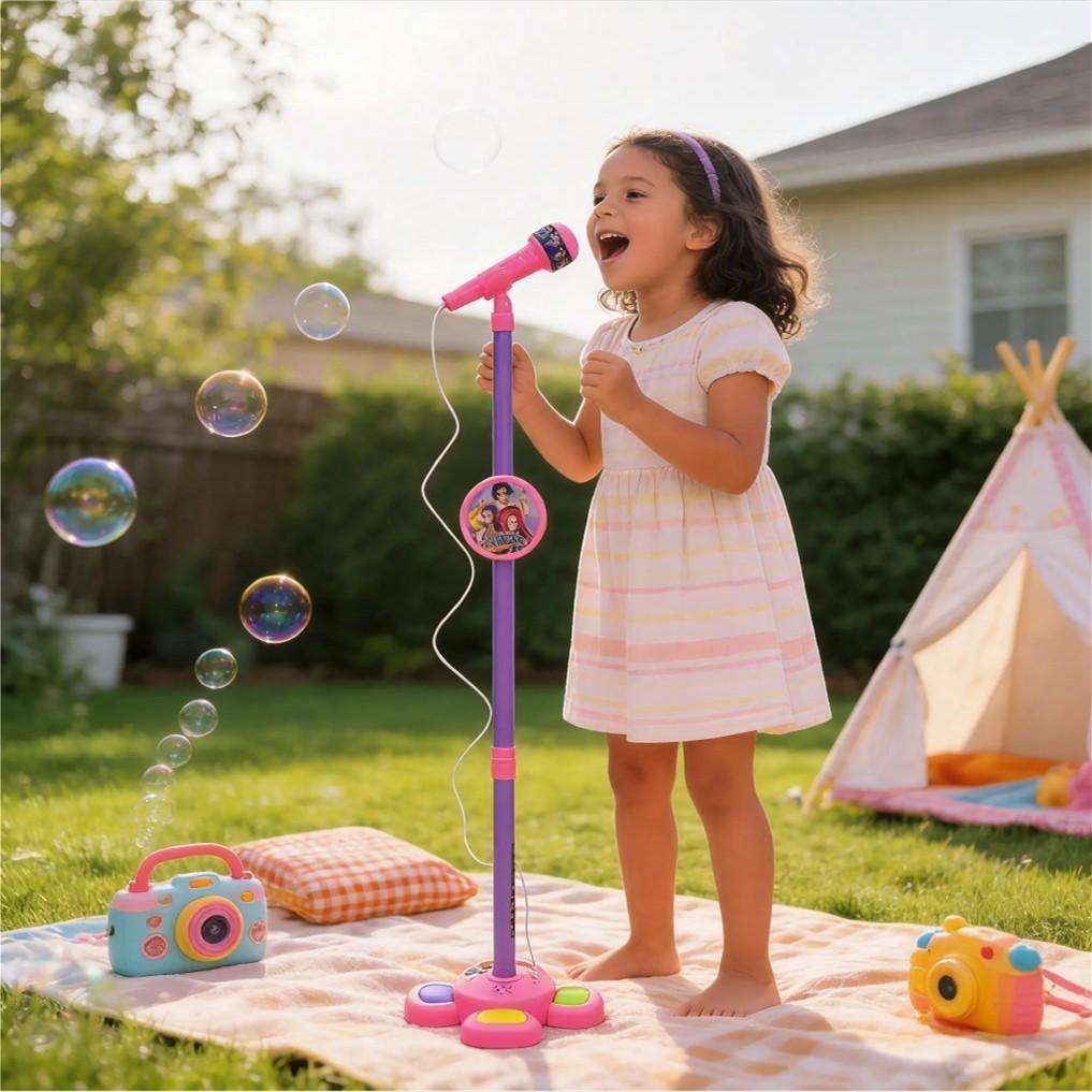 K-pop microphones, guitar toys, karaoke machines with lights, singing machines, fun music toys for girls, birthday gifts for boys and girls, perfect birthday gifts for girls