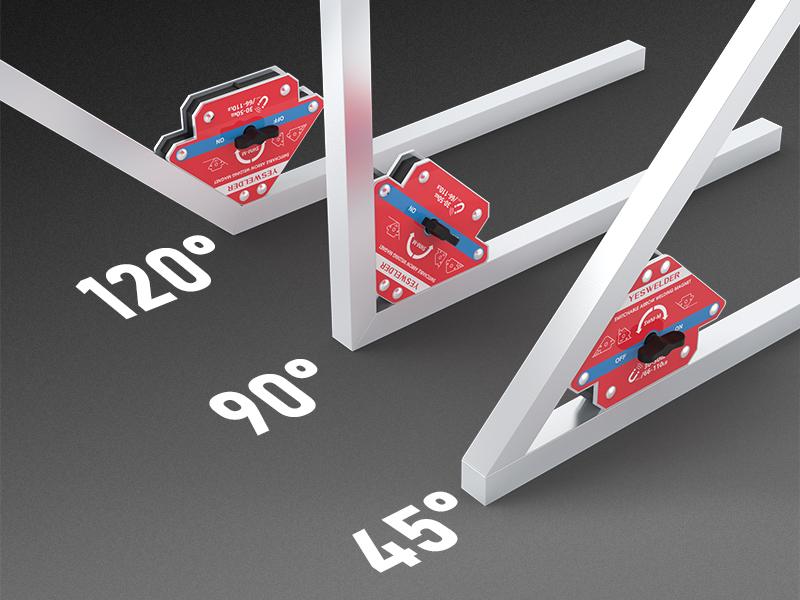 YESWELDER Switchable Arrow Welding Magnet with On/Off Switch | 66-110LBs Holding Power Magnetic Welding Holder for Soldering, Metal Fabrication & Pipe Installation YESWELDER Switchable Arrow Welding Magnet with On/Off Switch | 66-110LBs Holding Power Magnetic Welding Holder for Soldering, Metal Fabrication & Pipe Installation