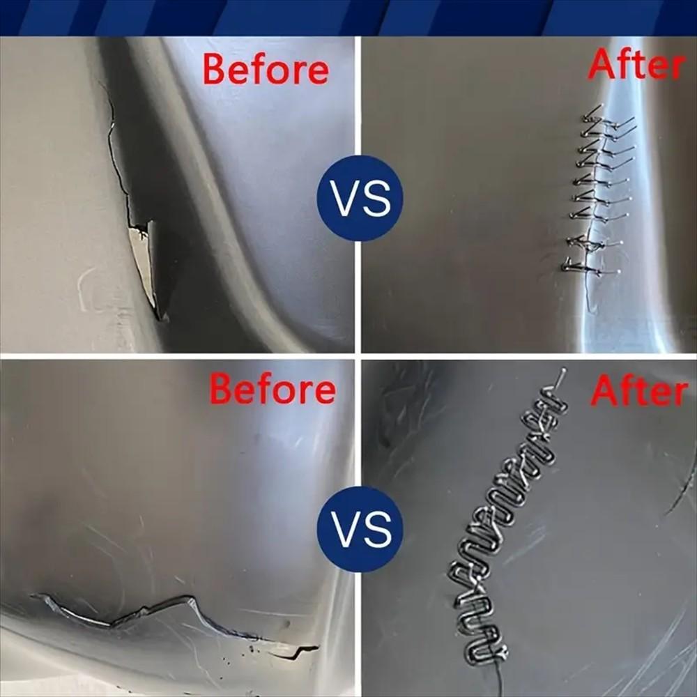 Plastic Welding Repair Kit, Easy-To-Use Plastic Welder Tool, Ergonomic Handle, Durable for Car Bumper, Kayak, Plastic Toys