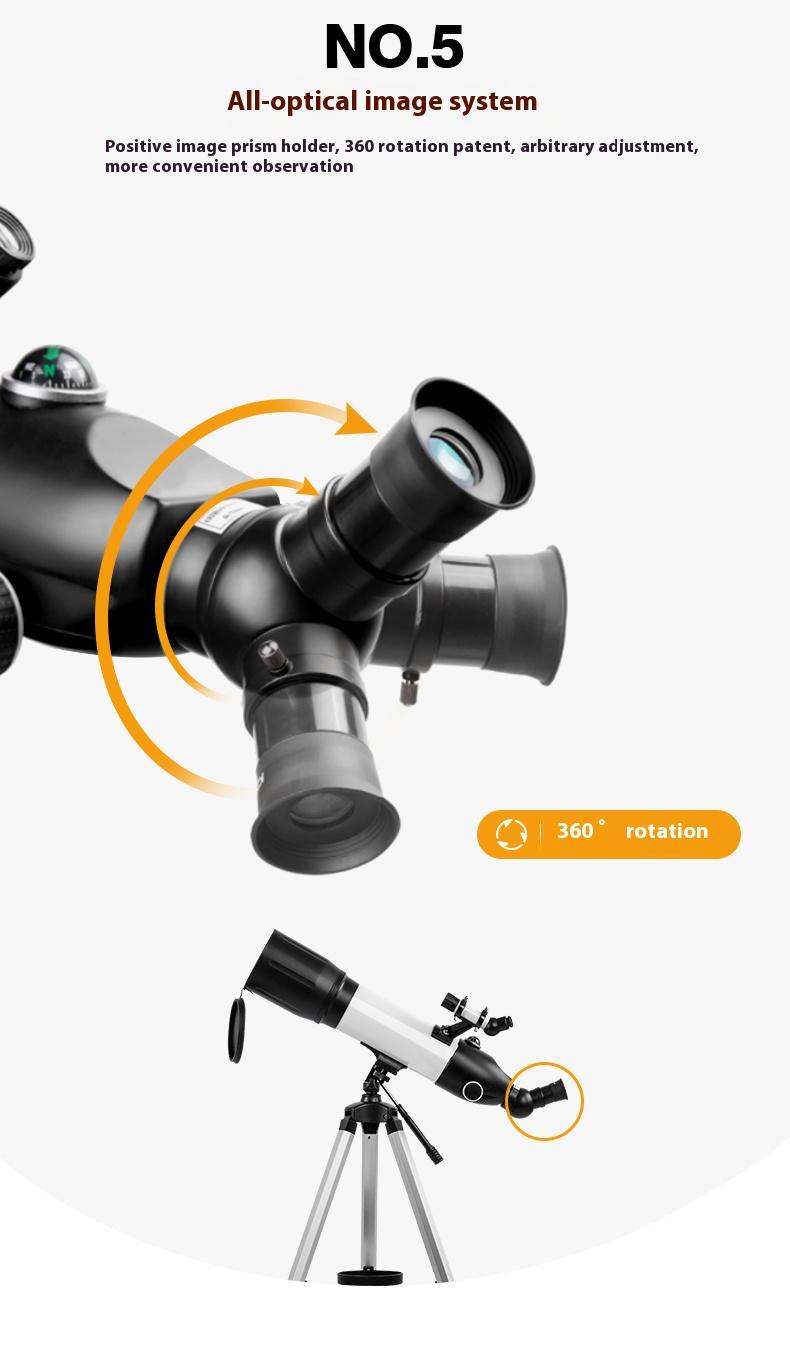 500x 90mm Aperture Refractor Mount Astronomical Telescope High Definition Magnification For Beginners Kid Adults Gifts outdoor camping travel Thanksgiving, Christmas, New Year gift