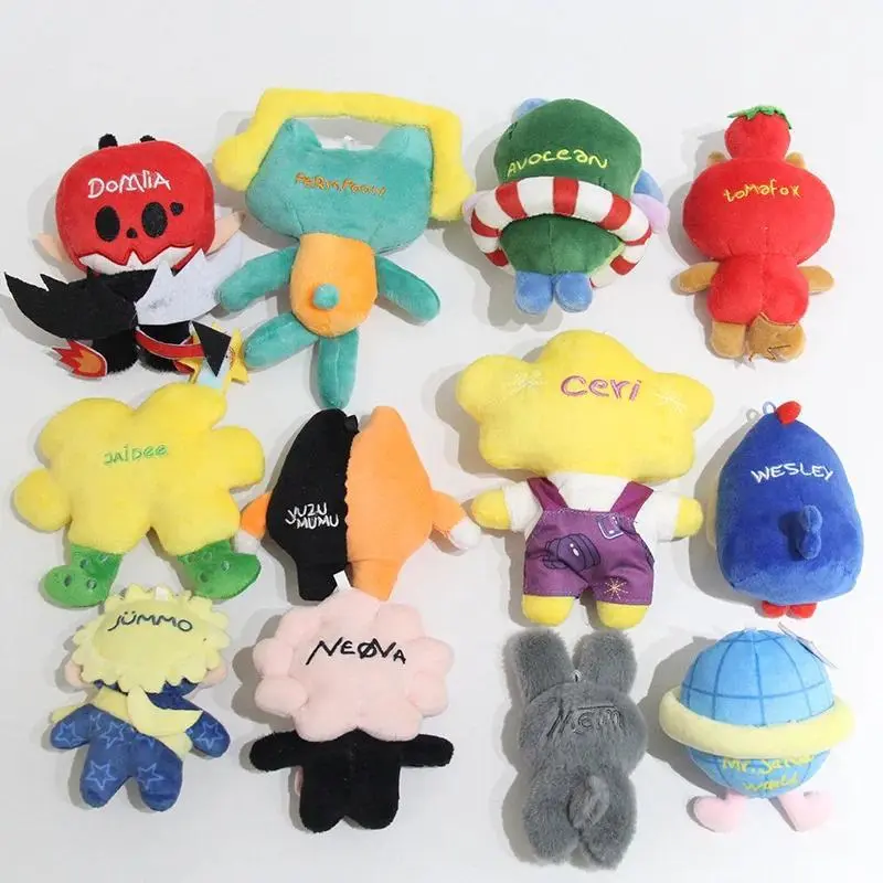 Thailand GMMTV CP Plush Keychain Cartoon Cute Filling PP Cotton Pendant JAIDEE BABII WIN PondPhuwin AouBoom Fans Birthday Gift