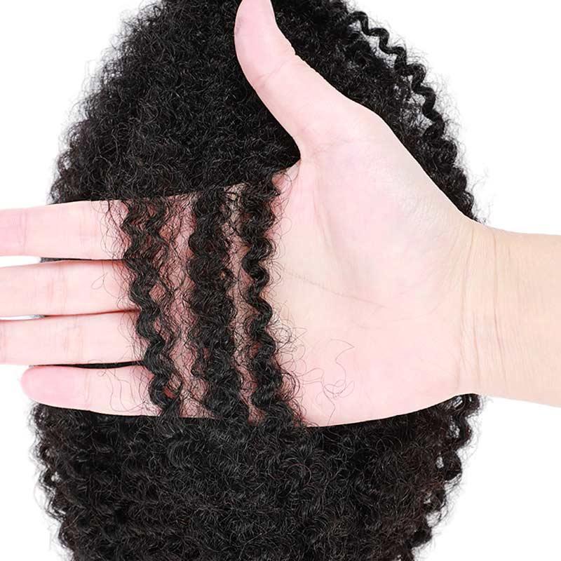 QVR Upgraded Kinky Bulk Natural Black hair 4a/3c Extensions Dreads Dreadlocks Hairextensions SpringStatements