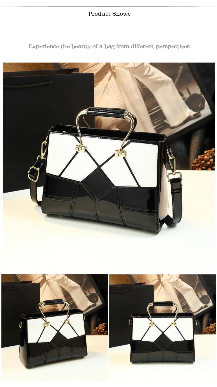 Fashion Women's Square Patchwork Bag, Classic Versatile Shoulder Bag, Casual Crossbody Handbag, Stylish Daily Use Accessory