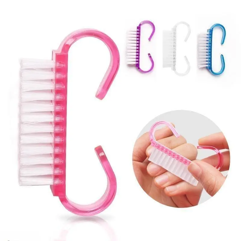 4 Pieces 2026 New Soft Bristle Nail Cleaning Brushes, Comfort Easy Grip Handle Design, Multipurpose Manicure Pedicure Kit For Beauty Salon & Household Daily Nail Maintenance