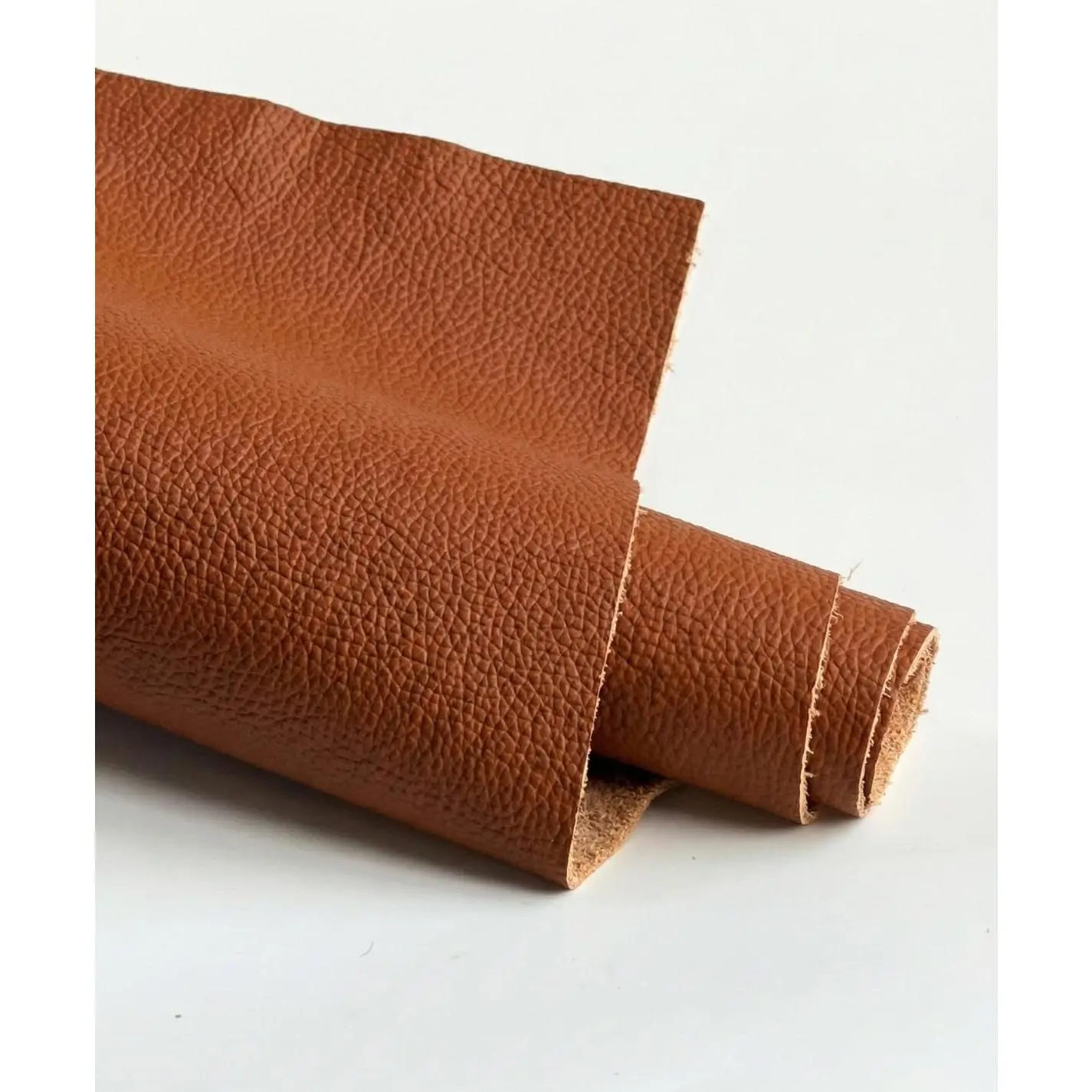 12'' x 24'' Genuine Full Grain Cowhide Leather Sheet — Soft Leather for Upholstery Repair, Handbags, Wallets, Sewing, Crafts, & DIY Projects — 1.1-1.3mm (3oz) Pre-Cut (Cognac Brown, 1 Piece)
