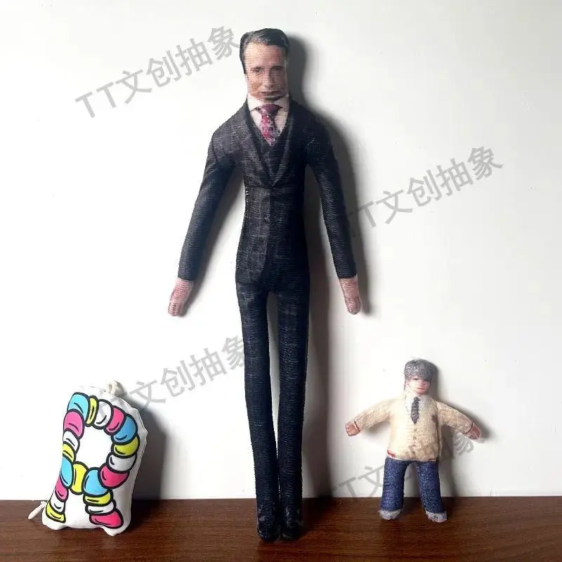 Customized Handmade Hannibal Abstract Rat Jerky Will & Jack Plush Doll Poseable Anime Figure Twistable Wire Skeleton Cosplay