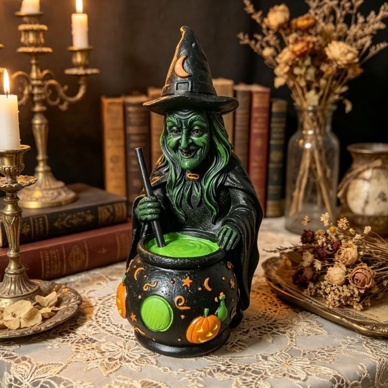 Witch/Ghost Desktop Lamp for Indoor Bedroom, Living Room & Office, Home Decor, Decorative Light, Decoration Lamp, Bedside Table Light, Spooky Halloween Gift, Elegant Design #GLOBAL PICKS