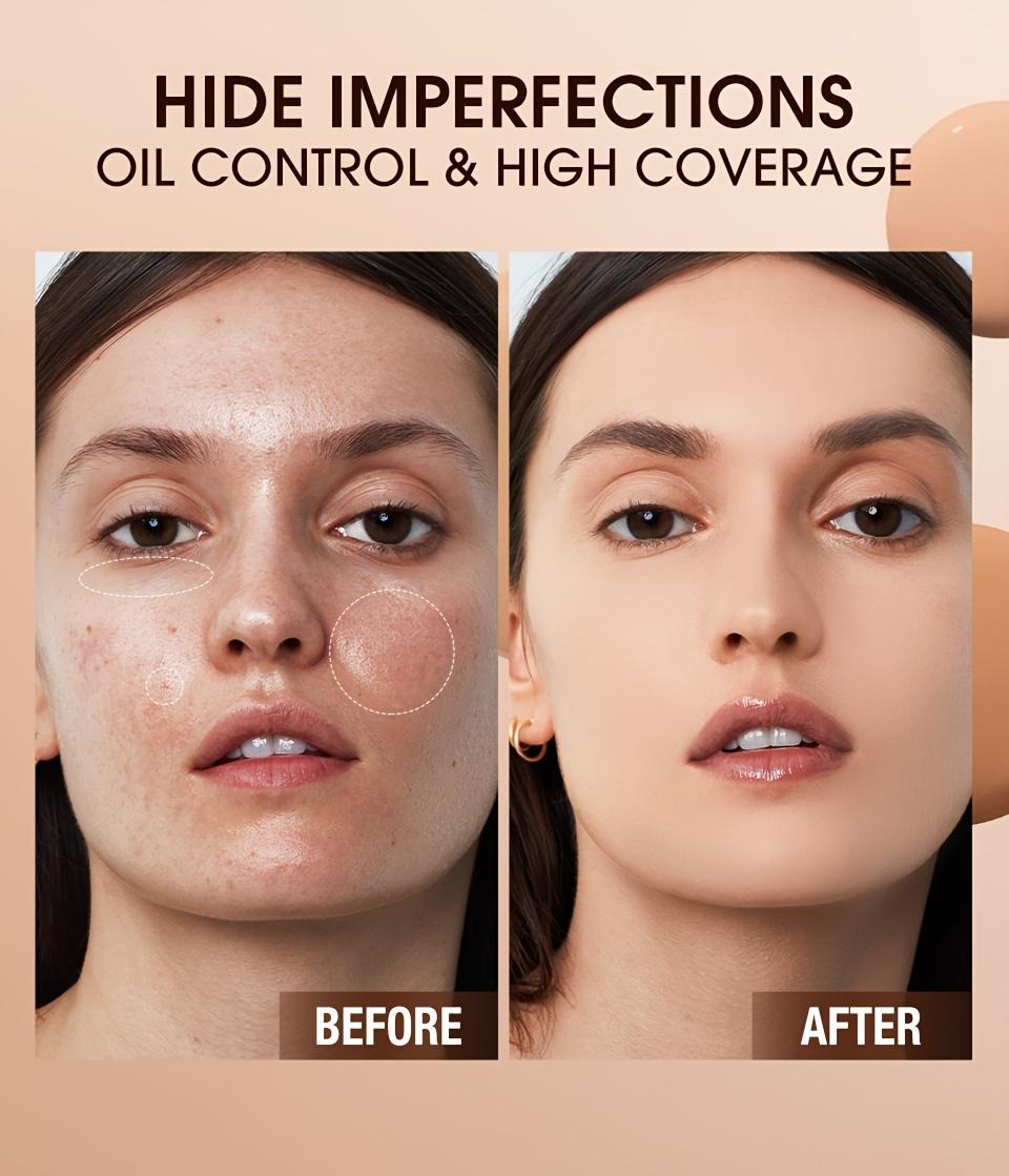 Cushion Foundation, 24-hour Two-in-one, Long-lasting, Oil-controlling, Matte, Soft-focus, Concealing, Makeup Powder Foundation, An Essential for Daily Use. Otwoo