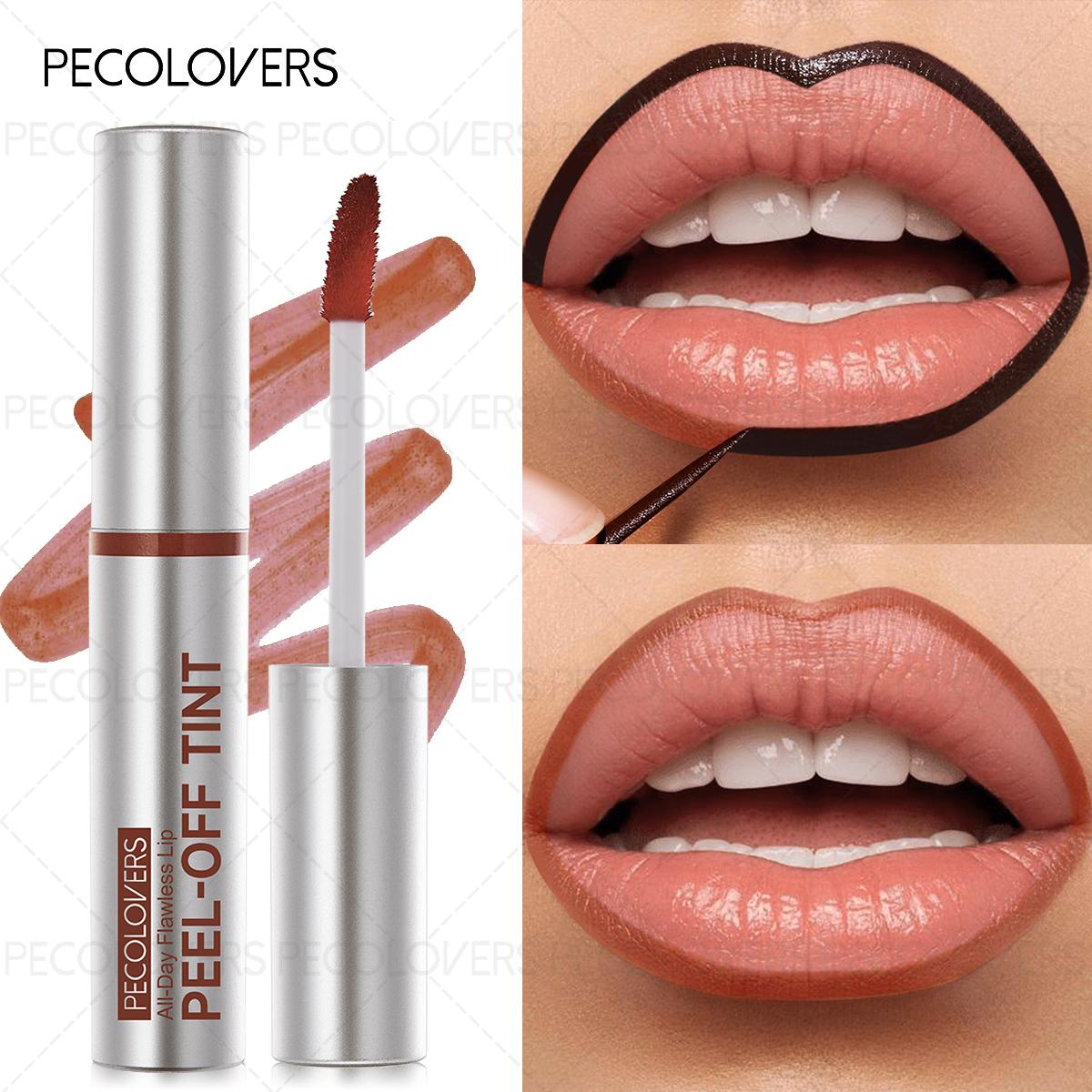 1pc Peel-Off Lip Liner Tattoo,Waterproof Long-Lasting Matte Lip Stain,Hydrating Makeup,Lip Liner & Gloss