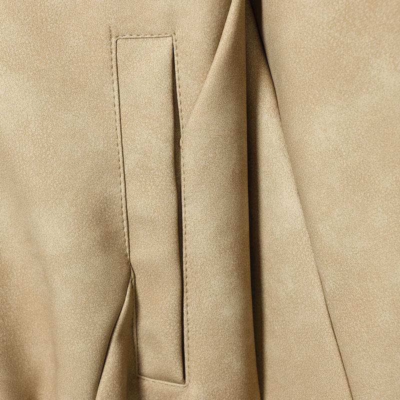 Women's Winter Fitted Jacket Zipper Oversized Stand Collar Multiple Pockets Workwear Street Style Casual Layered Outerwear