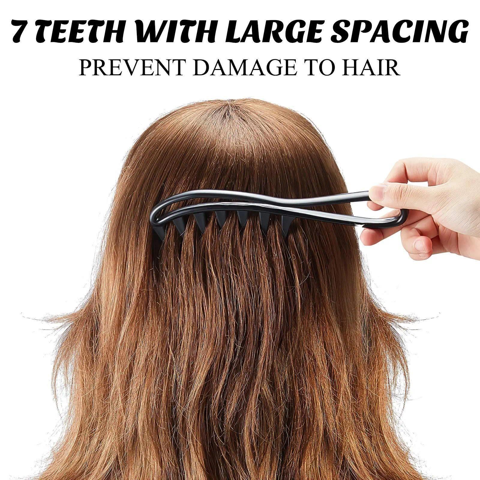 Wide Tooth Hair Comb, Hair Styling Comb for Women, Girls, Men, Stylists, Barber, Wet & Dry Hair Comb, Scalp Massage Comb, Hairdressing Combs, Curl Hair Comb, Curly Hair Detangling & Styling Tool, Hair Styling Tools, Valentine's Day Gift