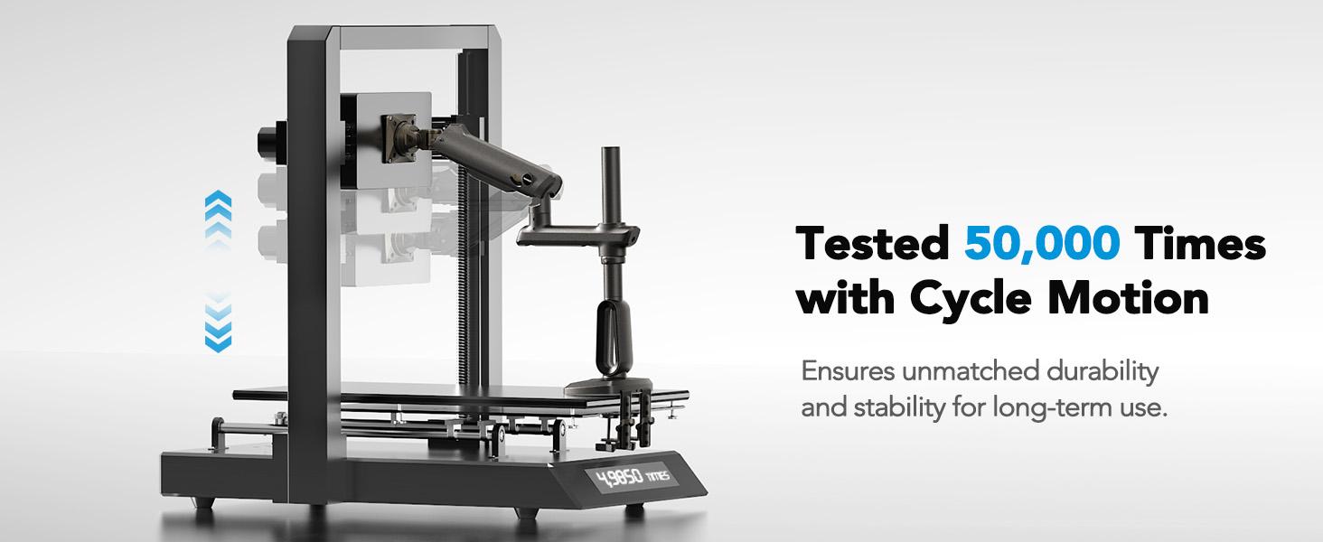 HUANUO Dual Monitor Arm for 13-49" Ultrawide Screens up to 40 lbs, Heavy Duty Aluminum Extra Tall Monitor Desk Mount, Vertical Stacked Fully Adjustable Dual Monitor Mount, Max VESA 100x100#TikTokShopBlackFriday