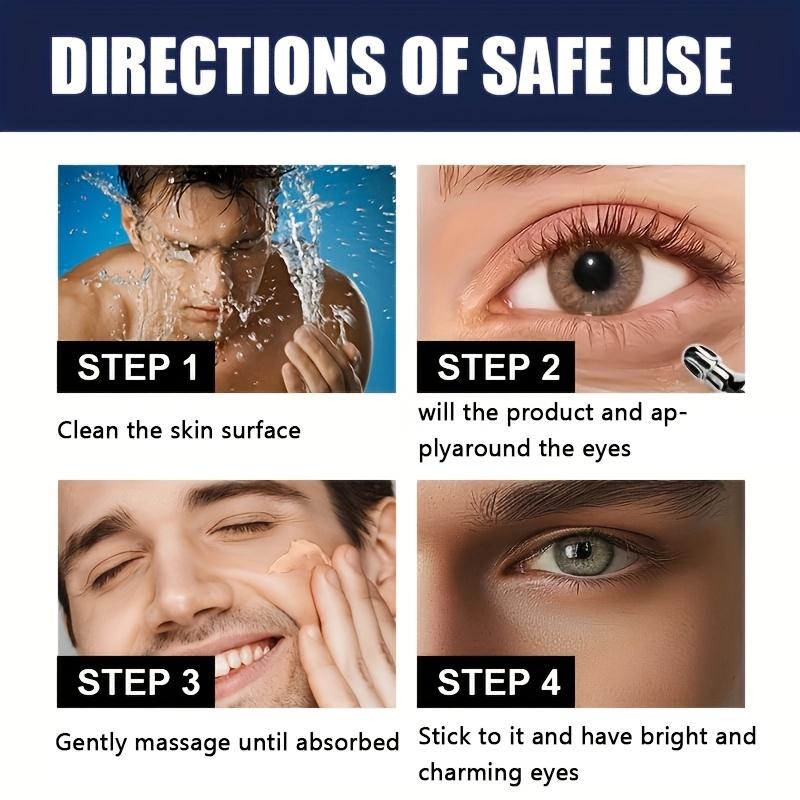 6% Caffeine Eye Cream for Dark Circles - Rapid Wrinkle Repair, Daily 1% Retinol & Hyaluronic Acid to Fight Fine Lines, Wrinkles, & Dark Spots, Eye Care Suitable for Men and Women's 0.71 fl. oz
