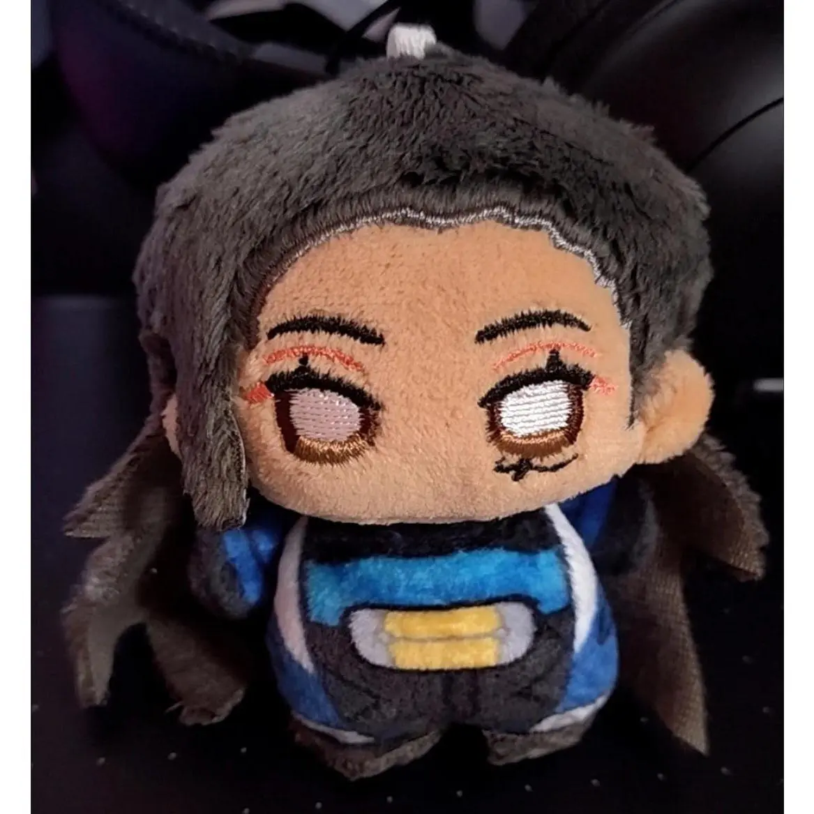10cm Game Overwatch Ana Amari Plushie Stuffed Doll Toys Ana Peripherals Plush Doll Backpack Decorative Pendant Keycahin Gifts