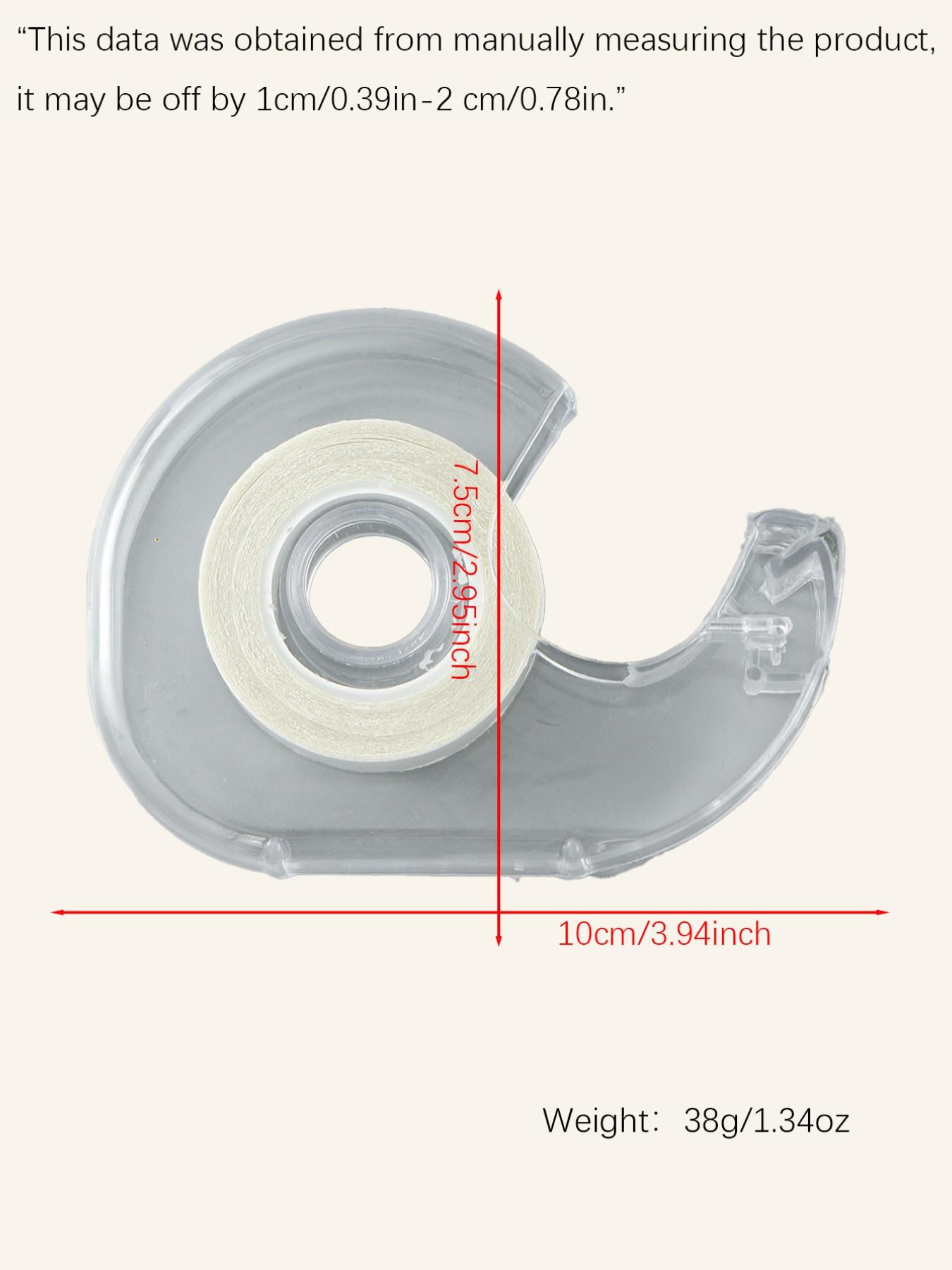 Disposable Double-Sided Transparent Adhesive Tape for Hijab Invisible Adhesive Sticker Anti-Slip No Trace Fixed Tape for Scarf Headscarf Wrap Easy Tear Roll Stickers