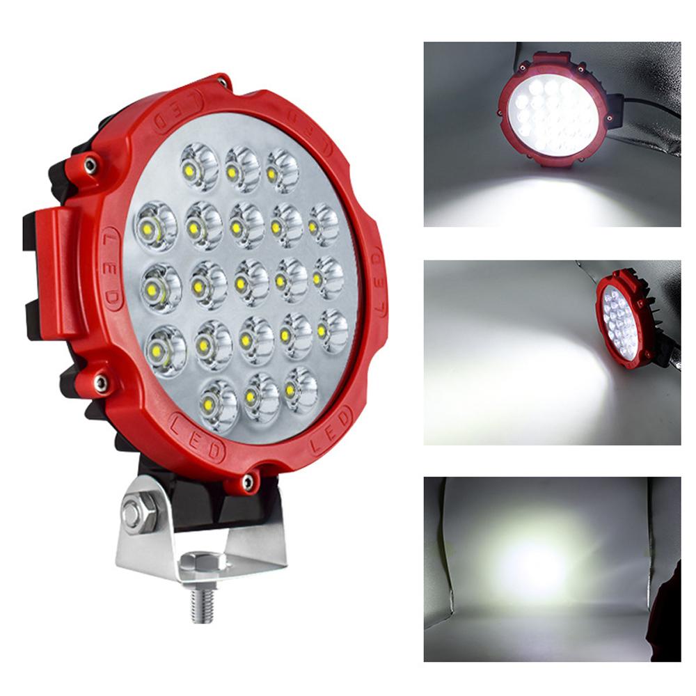 12-24V Lighting Accessories for Car LED Light Bar 2500 Lumens 2PACKS 51W 7 Inch Flood Spot Combo LED Work Light Pods Work Driving Lamp Aluminum Alloy