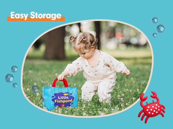 hahaland Toddler Fishing Set Montessori-Inspired Fishing Game with 22 Pcs for 1 Year Old Boys Girls Number Counting Color Sorting Learning Educational Gift 12-18 Months Holiday Christmas Birthday Gift Easter Basket Stuffers Ideas