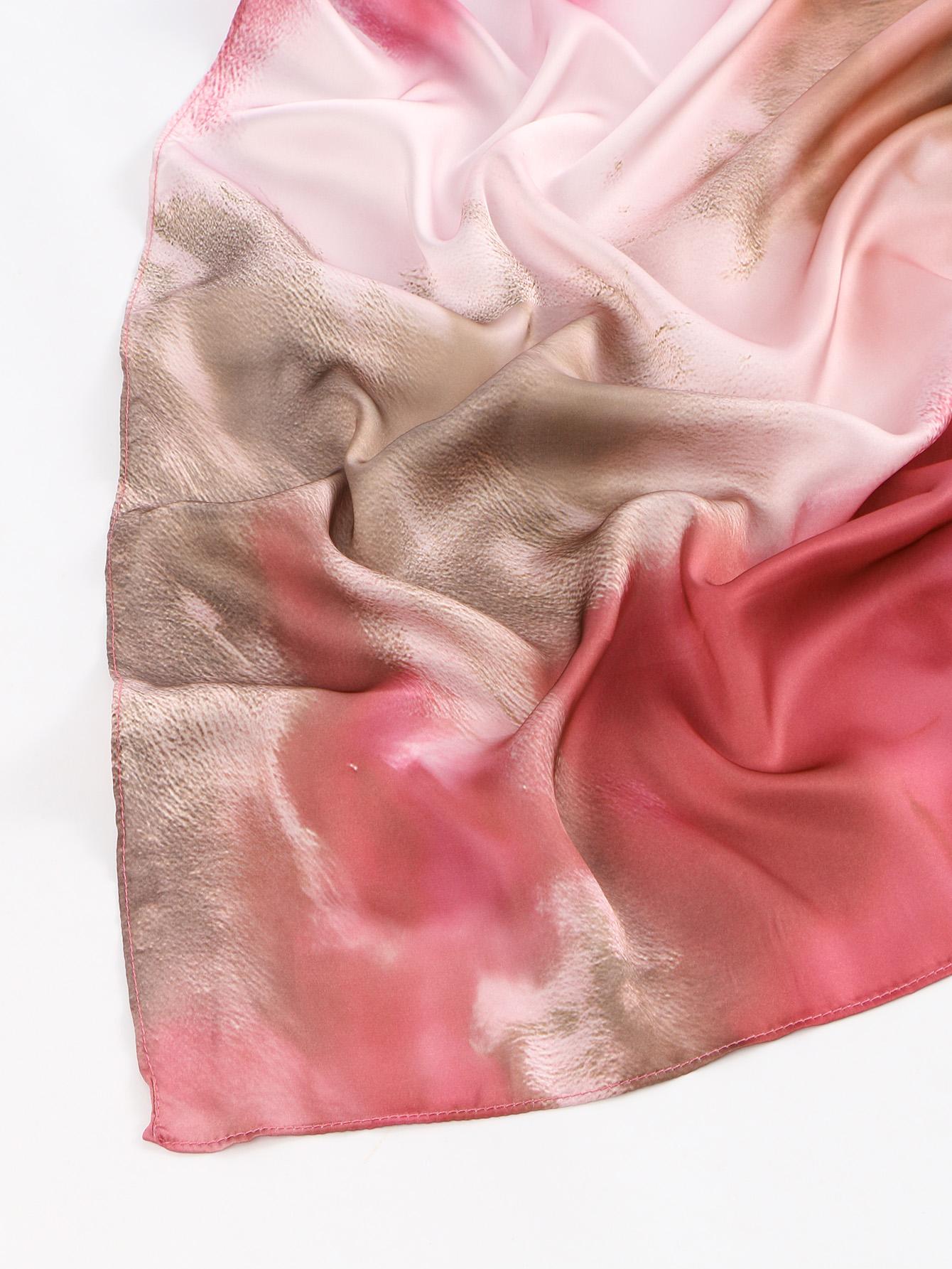 Women's Breathable Jersey Hijab Scarf, Digital Gradient Print Design, Soft Fabric Comfort Fit, Suitable for Various Occasions, For Muslim, Modesty