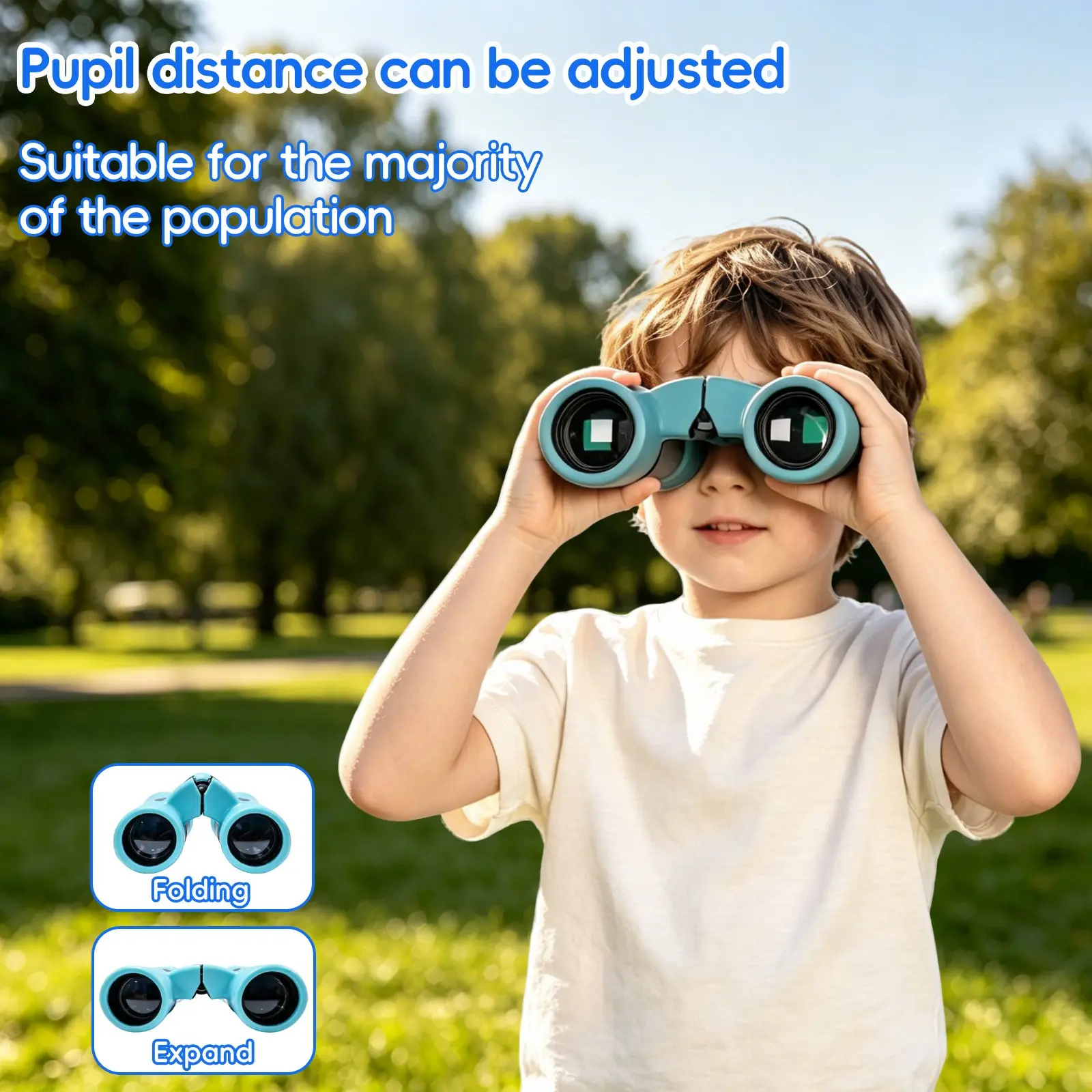 Kids Binoculars 8X21 HD | Lightweight Shockproof Outdoor Explorer High Definition Binoculars with Adjustable Focus for Bird Watching, Camping, Travel & Gifts MAGNIDOG