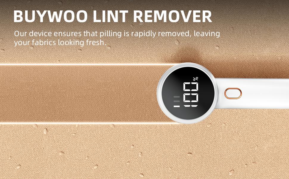 [Frsara] 2026 Edition Lint Remover Free 6 Spare Blades Cordless Fabric Shaver Rechargeable Portable Sweater Defuzzewith 3 Speeds Digital LED Display for Clothes Furniture Sweater Couch Blanket