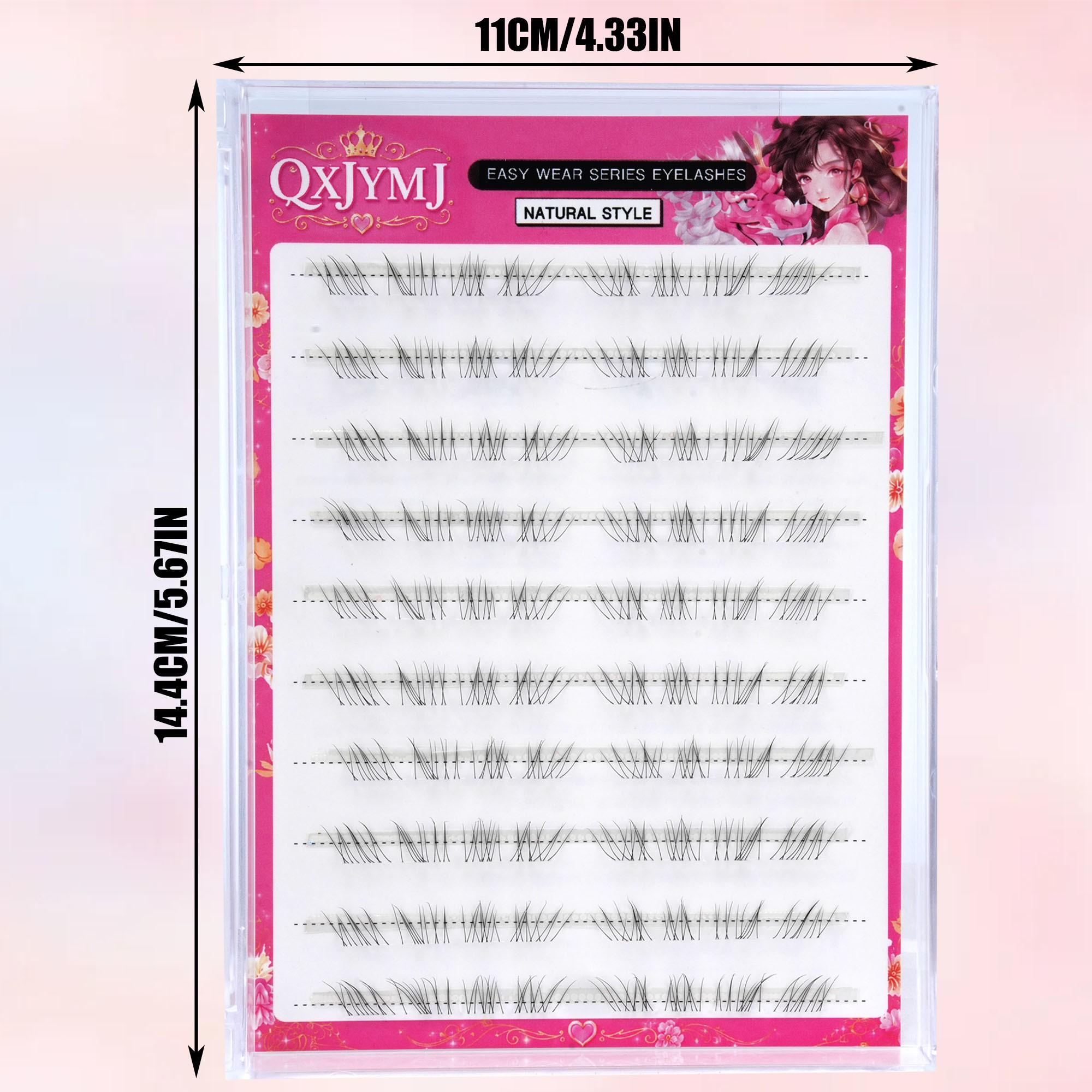 80pcs Soft Lightweight Lower Lashes, Segmented Natural Cosmetic False Eyelashes, Easy to Wear, Suitable for Beginners, Comfortable for All Occasions