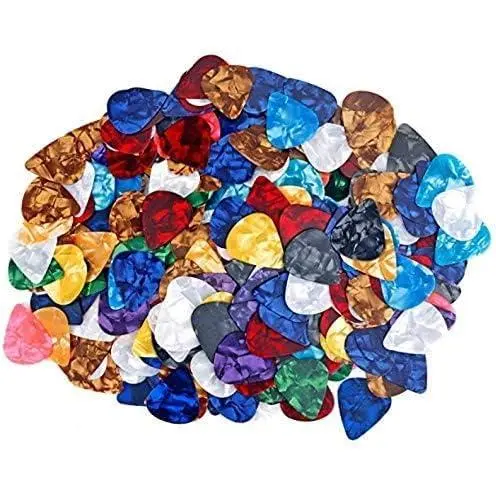 30 Pack Guitar Picks Variety Pack for Bass Electric Acoustic Guitars Accessories Sampler Value Pack Includes Thin, Medium, Thick