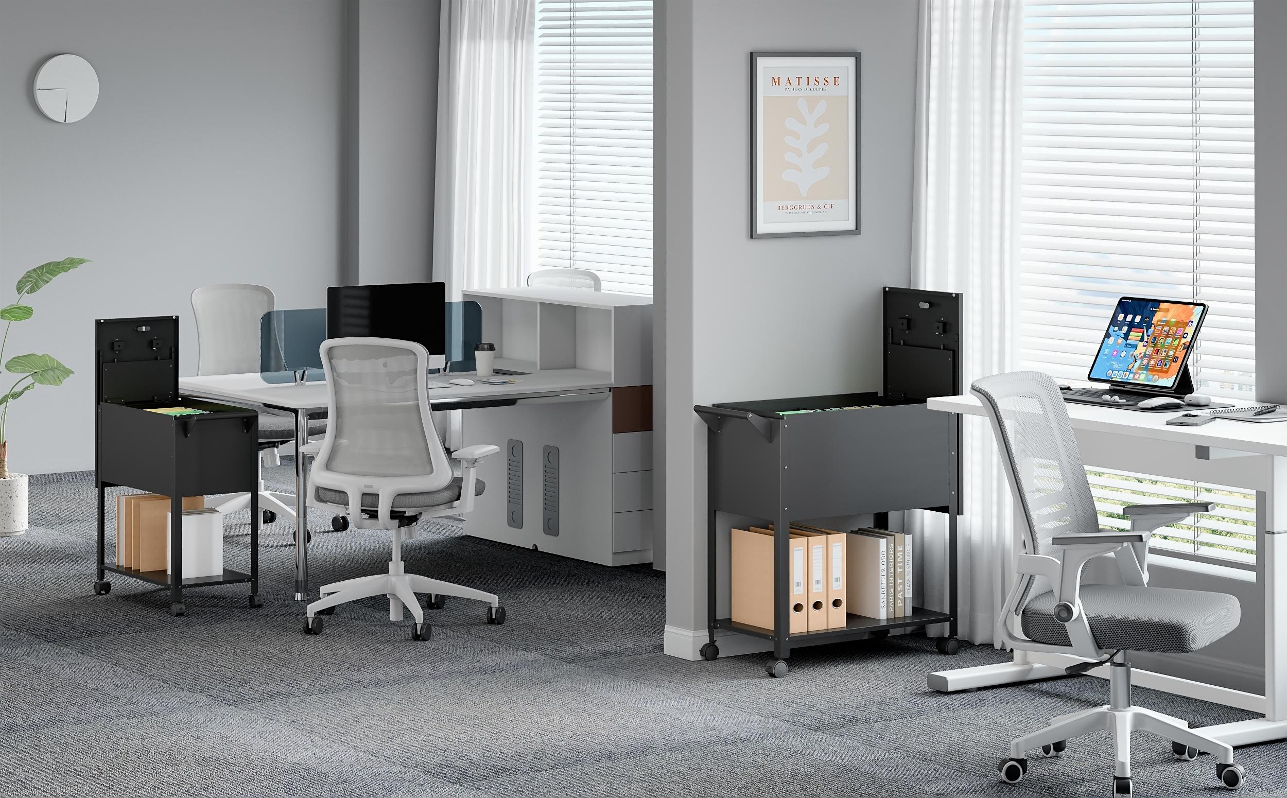 Yizosh Metal Rolling File Storage Cart with Wheels, Mobile File Cabinet with Lock, Filing Cabinet Organizer for Legal/A4 (Black) Sliding Drawers Yizosh Metal Rolling File Storage Cart with Wheels, Mobile File Cabinet with Lock, Filing Cabinet Organizer for Legal/A4 (Black) Sliding Drawers