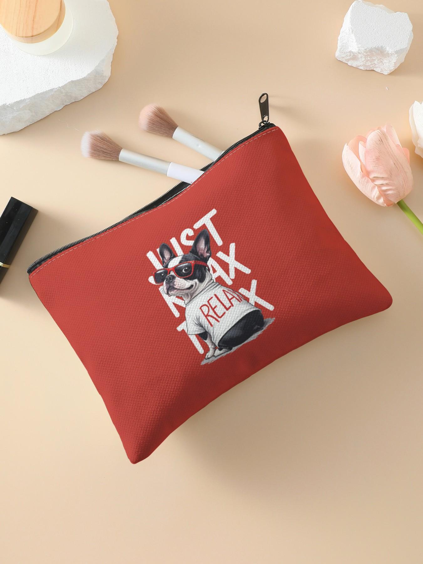 Dog Snack Bag for Travel, Organize Cosmetics and Emergency Snacks, Ideal Gift for Friends and Sisters, Fashionable Travel Storage Bag