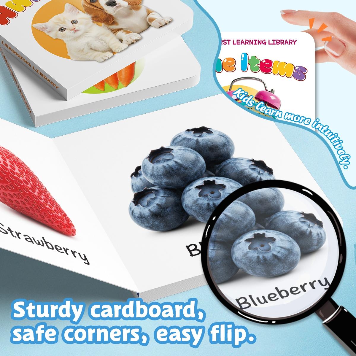 Kids Vocabulary Picture Book Collection – 10 Fun First Word Learning Books