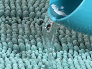 H.VERSAILTEX Bathroom Rugs Bath Rug Set 2 Piece Bathroom Contour Rug Toilet Mat Sets Non Slip Contour Bath Rug Ultra Thick Water Absorbent Striped Bath Mats Washable