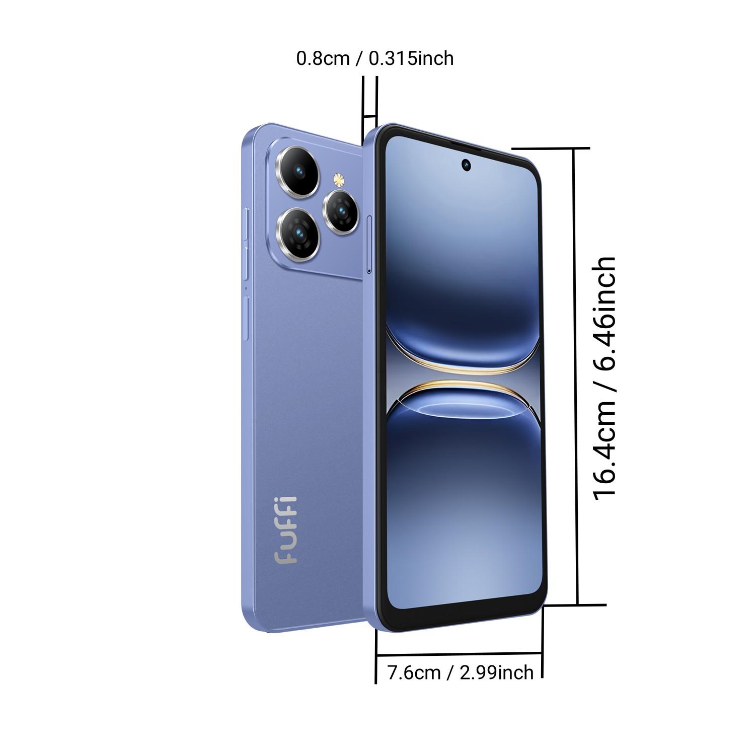 Fuffi M17 Pro Smartphone, 6.56-Inch Screen, Android 10.0, 3GB+32GB Memory, 3100mAh Battery, Dual Sim, Quad Core Processor, Fashionable Phone, Android Phones