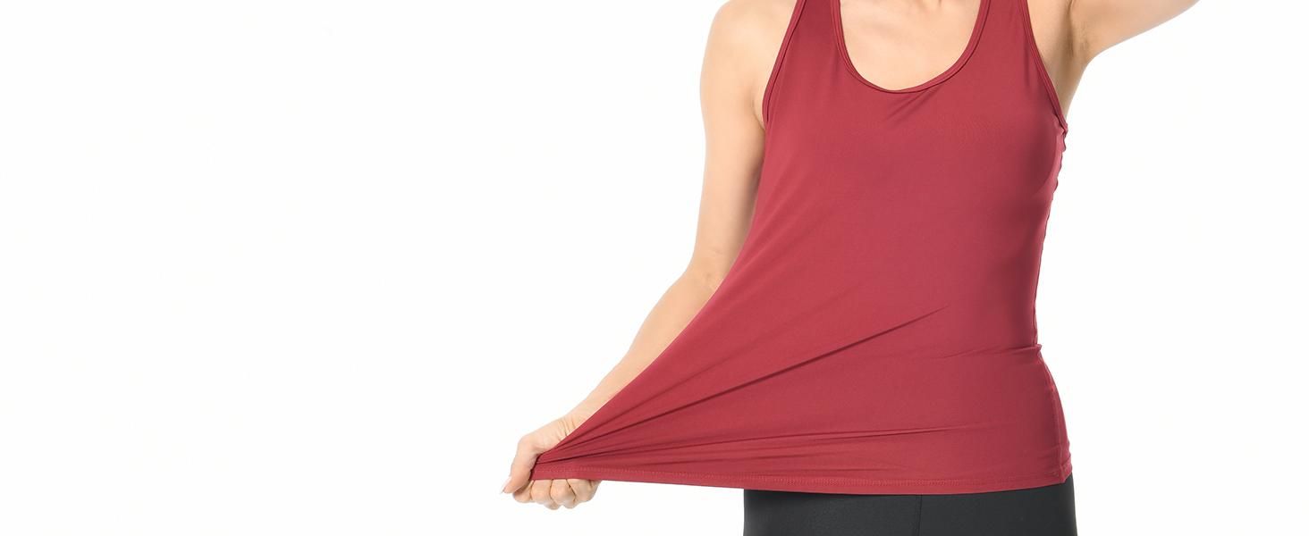 5 Pack Workout Tank Tops for Women, Athletic Racerback Sports Tank Tops, Compression Sleeveless Dry Fit Shirts