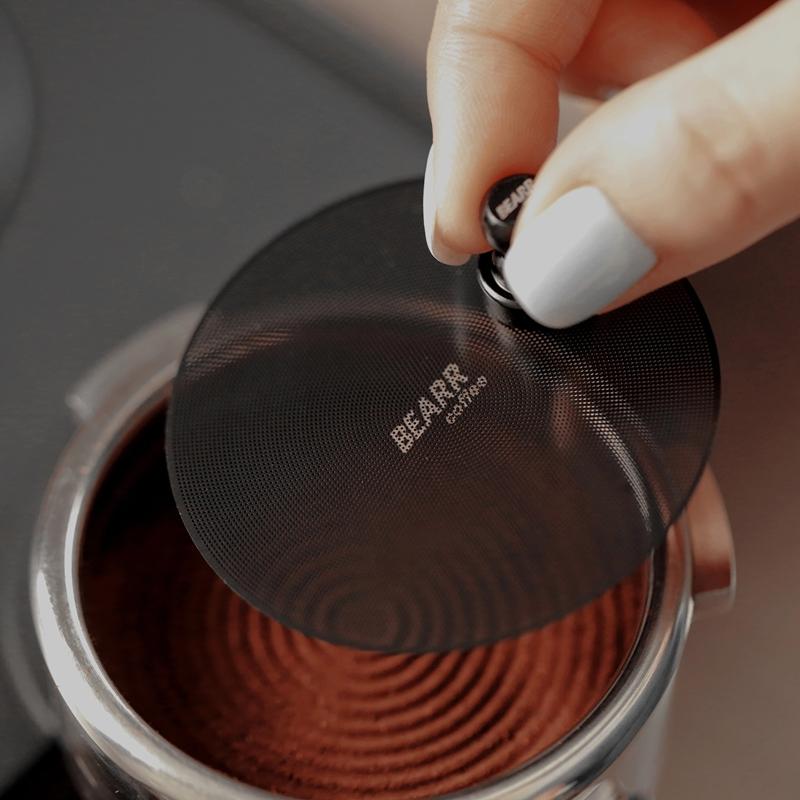 Italian Coffee Drip Tray 51-58mm, Ultra-Thin Stainless Steel Water Divider, Magnetic Support, Ideal for Espresso Machines