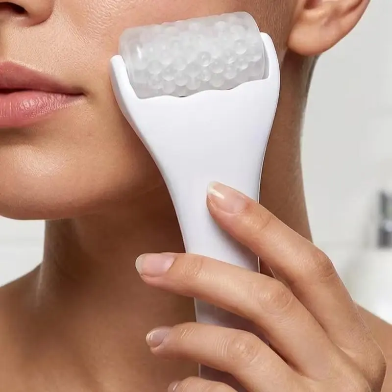 Facial Care Gel Ice Roller, Reusable Face Massage Wheel, Reduces Wrinkles and Dark Circles, Portable for Travel, Perfect Gift