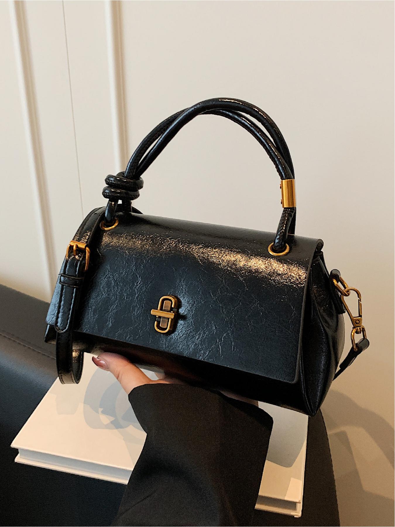 Simple Versatile Small Satchel Bag, Casual Flip Cover Clutch for Shopping & Commuting, Stylish Crossbody Shoulder Bag, Crossbody Clutch Purse