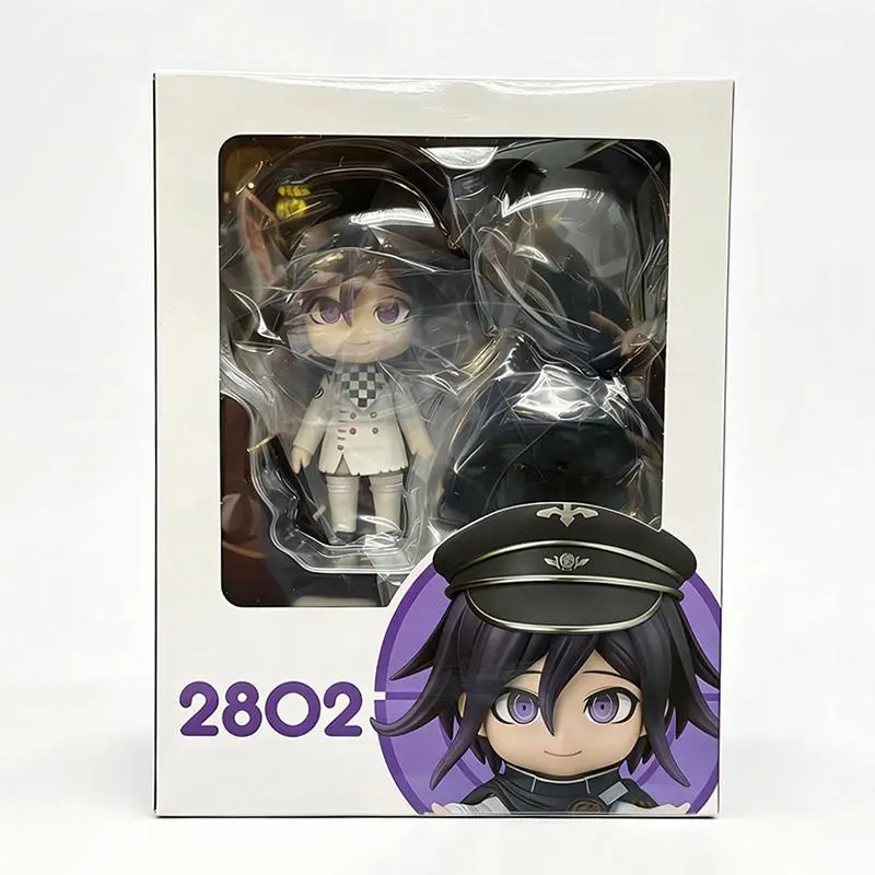 2026 hot item In Stock Nendoroid #2802 Danganronpa V3 Kokichi Oma Anime Chibi Articulated Action Figure Popular toys