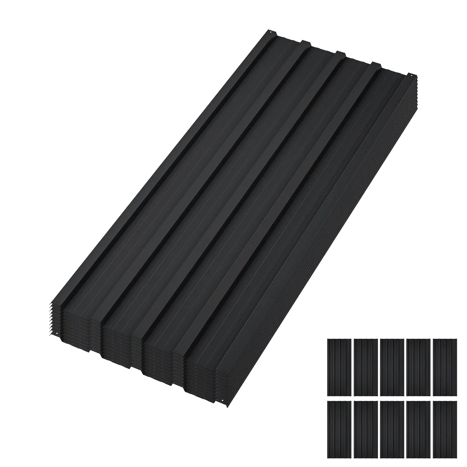 High Quality Roofing Materials Heavy Duty Weatherproof Roof Panels Shingles for Home DIY, Durable All Weather UV Waterproof Roofing Sheets Roll for Shed Garage Patio House
