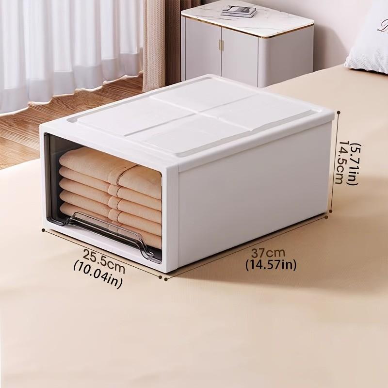 Drawer Storage Cabinet, No Assembly Required, Stackable Clothing Organizer, Multi-Functional Large Capacity, for Bedroom and Living Room