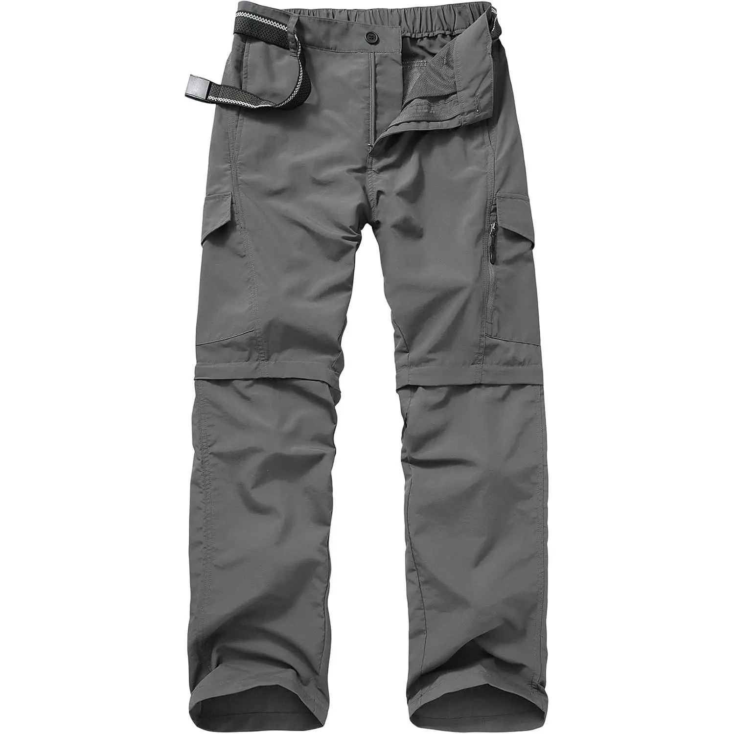 Boy Scout Pants Hiking Mens Convertible Zip Off Safari Fishing Outdoor Cargo Quick Dry Lightweight Breathable Stretchy UPF 50 Water Resistant Camping Travel Backpacking Hunting