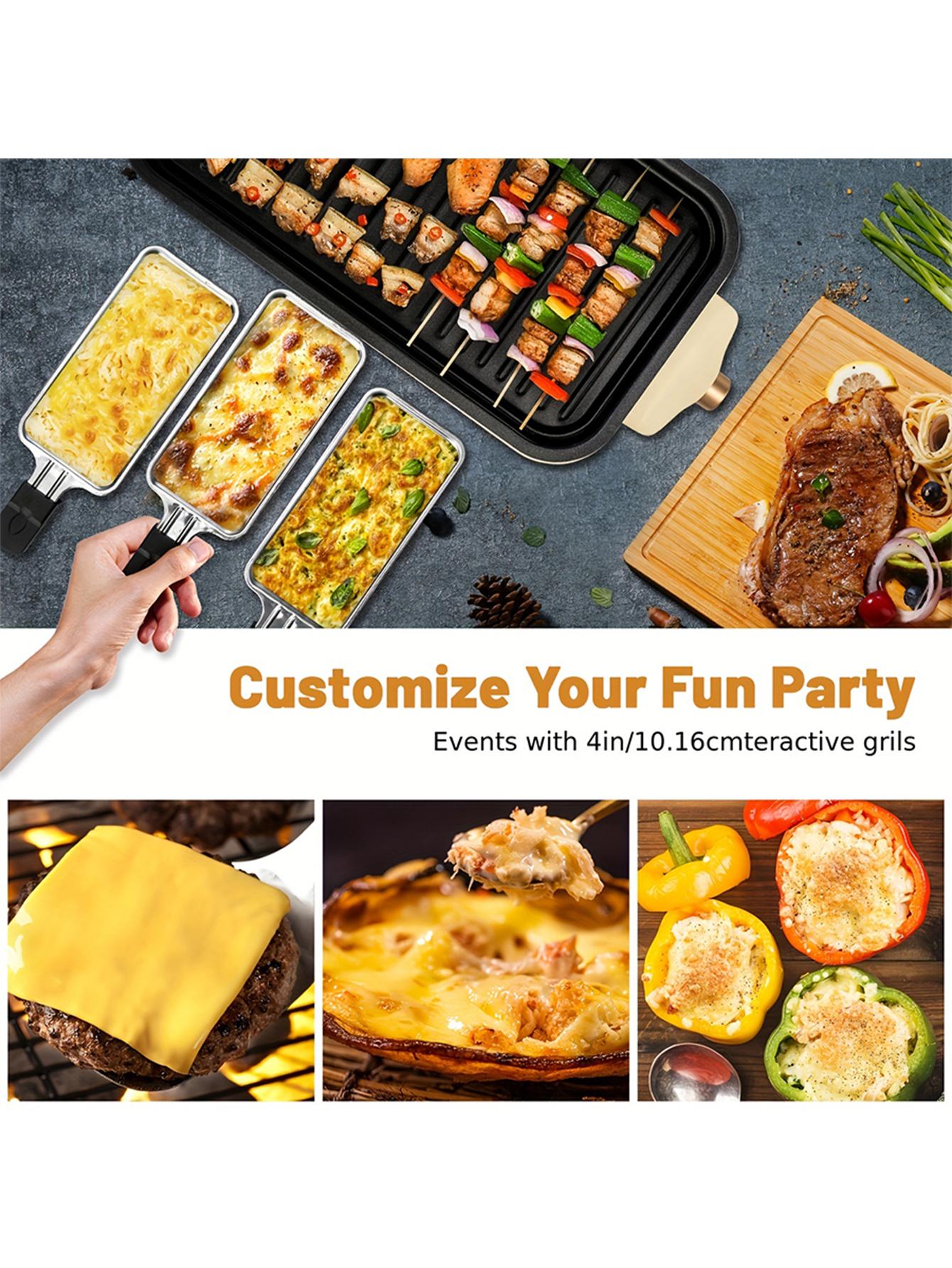 Halloween Festival Warm-up AORAN 1800W Indoor Electric Smokeless BBQ Grill with Non-Stick Coating, Perfect for Home Korean BBQ and Multi-Function Cooking Stainless Steel Grilling Universal Griddle