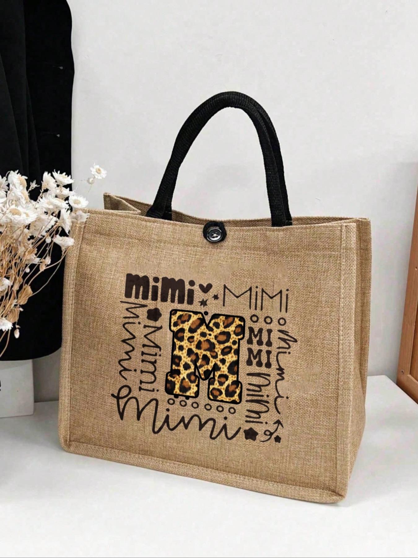 Leopard Pattern Tote Bag And Buckle Pouch, Leopard Print Tote: Large-Capacity Beach Bag, Suitable For Daily Commuting, Travel And Shopping, Outdoor Picnics, Parties, Resort Style Design, For Weddings, Birthdays, Beaches, Festivals